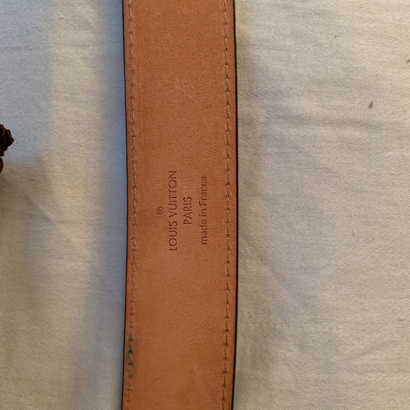 Gold Sun Tulle Oval Monogram 80/32 Belt - Picture 2 of 8